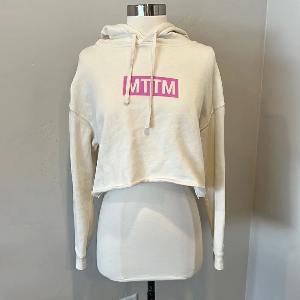 Married To The Mob Cropped Hoodie
